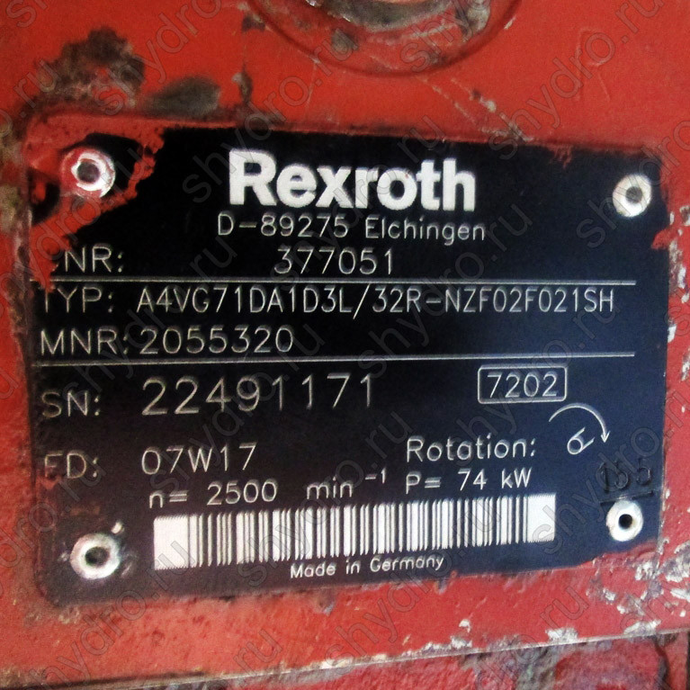 Rexroth A4VG71DA1D3L/32R