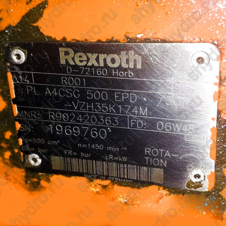 Rexroth PL A4VSG 500 EPD /30R R902420363